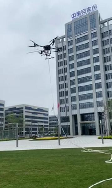 Quality Broken Window Function Firefighting Drone Uav Hose Mooring Type for sale