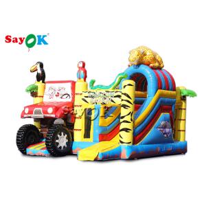 Animals Combo Kids 5.5x5x4.4m Inflatable Bounce House With Slide