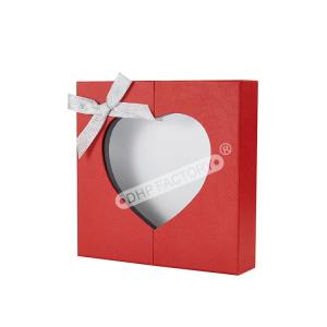 Eco Friendly Chocolate Bar Packaging Boxes Heart Shaped Paper Box