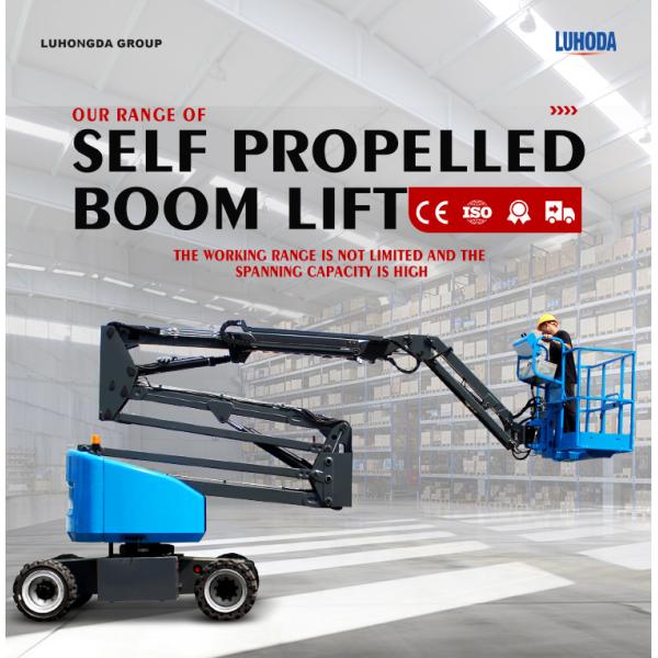 New Electric Articulated Lift Boom Arm Platform Telescopic Aerial Working Man Lift Tables for Sale