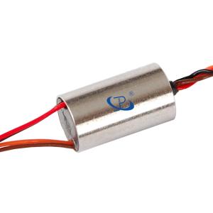 High Rotating Speed Micro Cap Slip Ring 4 Circuit