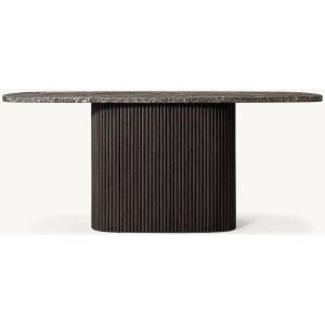 Modern Bedroom Console Table Customizable With Wood Glass Or Ceramic Top