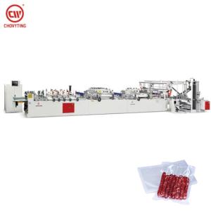 Embossed PA PE Plastic Packing Bag Making Machine 40pcs/min