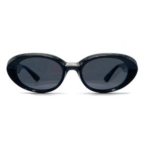 Acetate Frame Sunglasses Fashionable Oval Eye Shape and Classic Frame Style