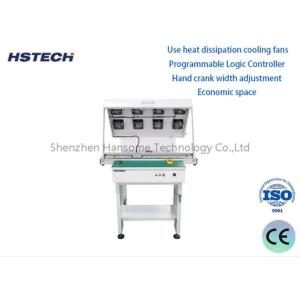 Wholesale Stainless Steel Manual Hand Crank ESD Belt LED Button Width Adjustment PCB Transporting Conveyor from china suppliers