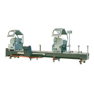 Aluminum Windows Frame Cutting Machine / CNC Double Head Mitre Saw