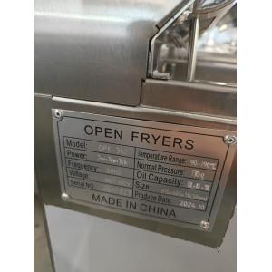 Digital Computer Panel 3 Pots 3 Baskets 21KW Electric Open Chips Fryer