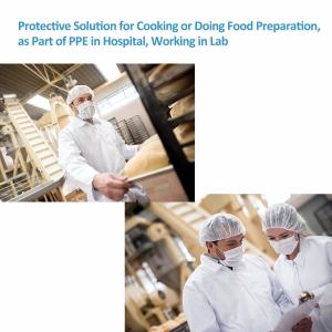 Disposable Bouffant Cap White, 100 Pack, Hair Net 24 Inch Disposable Bouffant