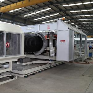PP PE Double Wall Corrugated Pipe Extrusion Line Sewage Pipe Production Line