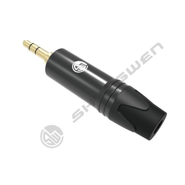 TRS Metal 3.5 mm Jack Plug Through Hole Audio Jack Connector 1 Contact Jack