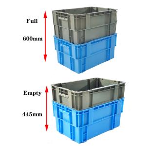 Stack And Nest Plastic Crate Turnover Storage Reusable Moving Box Logistics