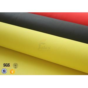 China Yellow 0.5mm 530g 100cm  PU Fiberglass Cloth Thermal Insulation Materials on sale