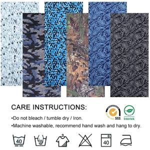 Flat Brown Beach Two Strap Cotton Multifunctional Bandanas