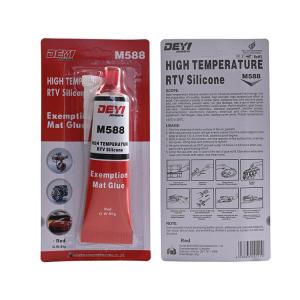 M588 High Temperature Neutral RTV Gasket Maker In Red For Industrial Sealing