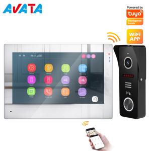 Tuya Smart 7" Ahd Mirror Effect Door Control System WiFi wireless video intercom