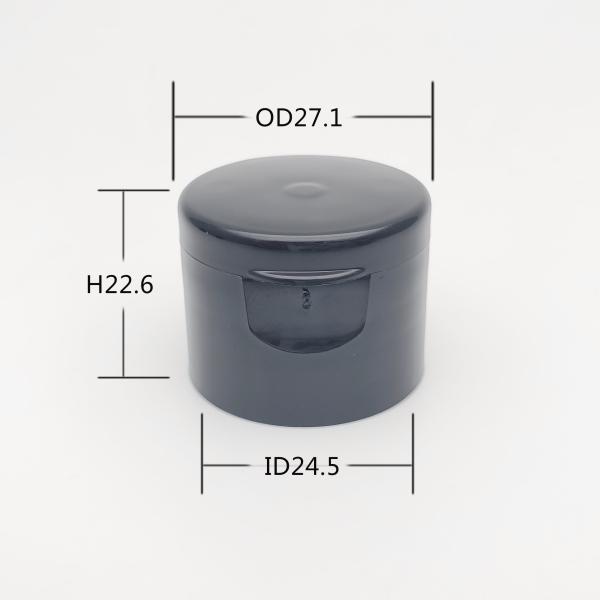 24 MM Flip Top Cap Makeup Remover Bottle Cap PP Plastic Material Bottle Cap