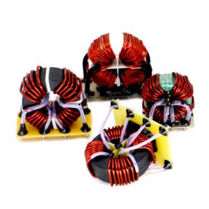 Customized 4 Phase Fixed Common Mode Power Line Choke Inductors for 4 Line