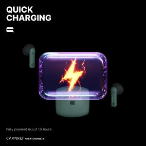 8cm-15cm Size True Wireless Earbuds With Microphone 42dB Sensitivity