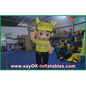 Wholesale 2M Middle Outsite Yellow Inflatable Cartoon Characters Exquisite For Childern from china suppliers