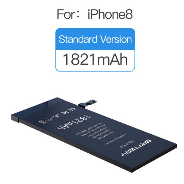 Original 1821mAh Capacity Iphone 8 Battery Replacement OEM Brand Ce Cerificated