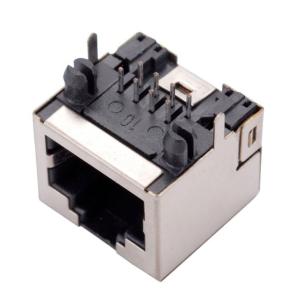 Buy cheap Straight DIP Half Shield POE Magnetic 8P8C RJ45 Modular Jack from wholesalers