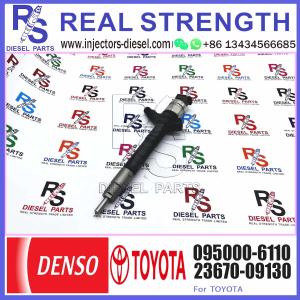 Brand new Denso Common Rail 095000-6110 For Toyota- 2ad-fhv Fuel Injector 23670