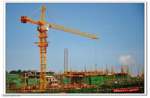 China Self Erecting Construction Tower Crane With Steel Structure 4.25 - 80 m/min Hoisting Speed on sale