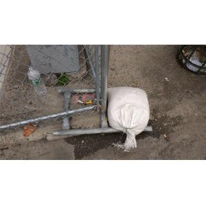 chain link temporary construction fence panels 6FT X 10F Mesh 2 3/8 " x 2 3/8" (