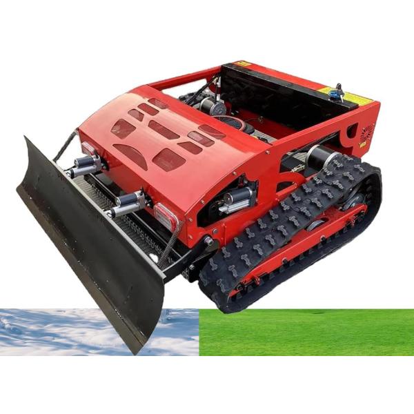 Mower Robotic With Snow Shovel Remote Control Lawn Mower Engine 7.5hp 45° Slope