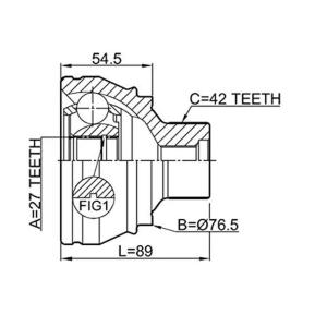 8K0498099 Transmission Parts C.V Joint