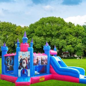 Customized Size Inflatable Santa Claus Castle Night Club Bounce House for 14