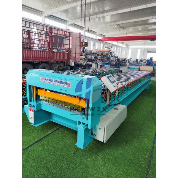 Corrugated Sheet Roll Forming Machine With Intelligent PLC Control