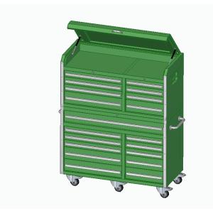 Metal Workshop Garage Vertical Tool Storage Cabinet with Drawers and Optional