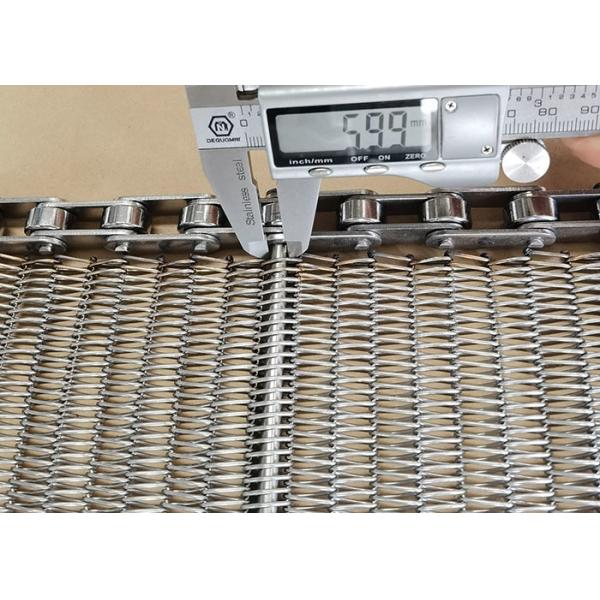 Heat Resistance Stainless Steel Spiral Wire Chain Link Balance Weave Mesh