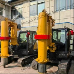 RCQ-10C Mini Hydraulic Rotary Piling Rig Kubota Diesel Engine 2000mm Chassis