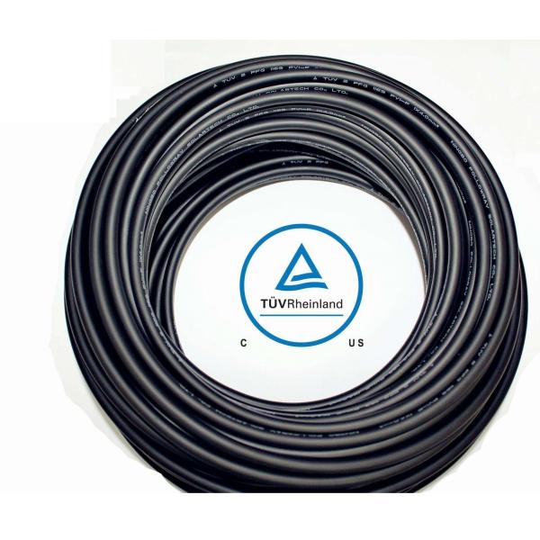 dc ac solar cable 2.5mm pure copper wire with TUV certificate factory price