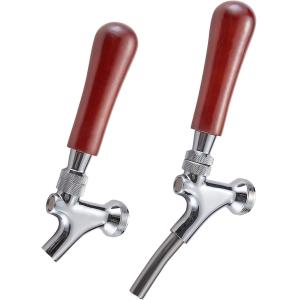 Beer Tap Handle,Premium Wooden Faucet Rustic Brown Classical Style Handle