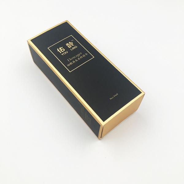 Gold Card Folding Drawer Make-up Packaging Case for Cosmetics Packaging Box