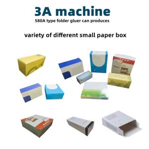 Paper Gluing Machine for Lunch Boxes 230m/min Working Speed Optional Output