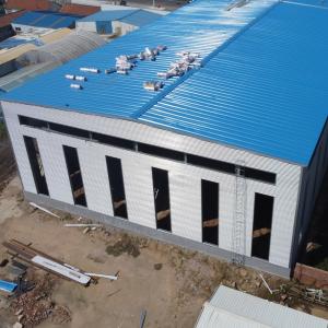 Prefab Steel Structure Warehouse with Q355 Steel and Custom Sizes