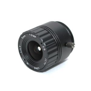China 5mm 1/1.7 4K IR F2.0 12MP 87Degrees CS Mount CCTV Lens on sale