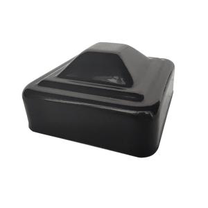 4" 3" Galvanized Fence Post Caps 75mm 100mm Square Galvanised Steel Post Cap