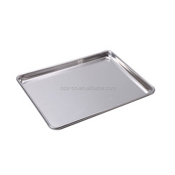 commercial 13''*9''*1'' 0.8mm rectangle baking bread tray burger or hamburger or