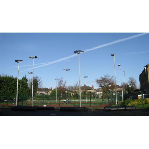 Q345 H15m Painted High Mast Light Pole Polygonal Conical Shaped Steel