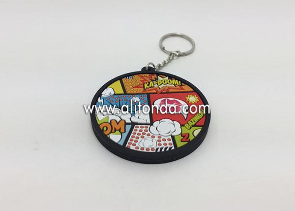 Quality Keychain China Supplier Wholesale Tourist Souvenirs Custom Made Logo Figures Print PVC Keychain for sale