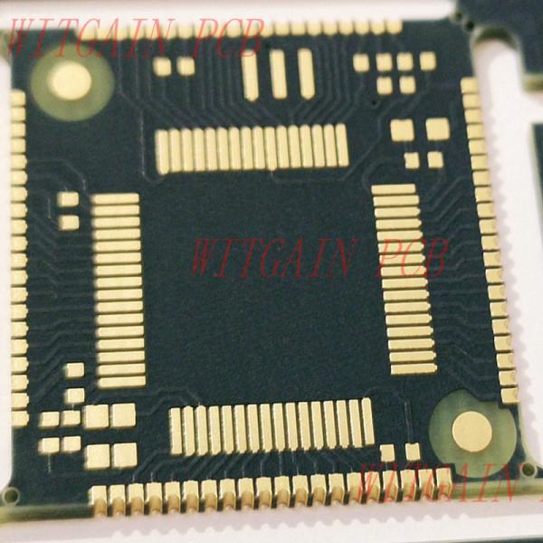 Immersion Gold Plated Electronic Circuit Card 2 Layer PCB Half Hole 1.0 MM