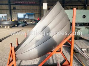 China Pipe A234gr. Wpb-S Carbon Steel Cap Seamless 2*S40 Hot Press Molding on sale