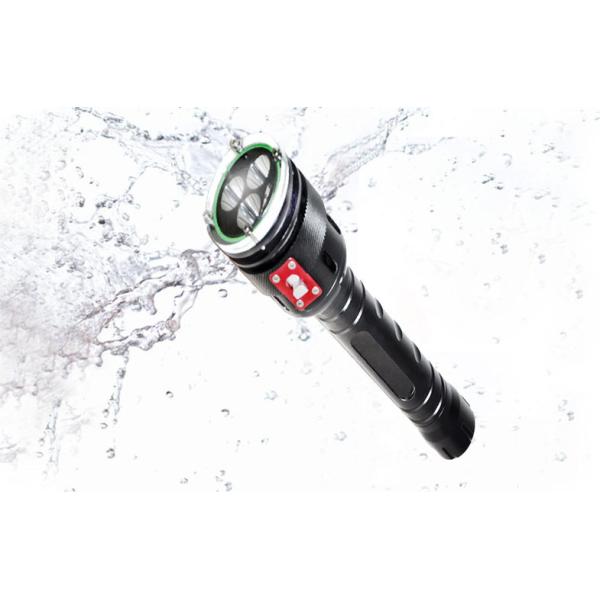 Black 2400LM LED Dive Torch