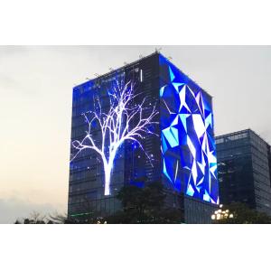3840Hz SMD1921 glass Window LED Display Transparent Waterproof IP65