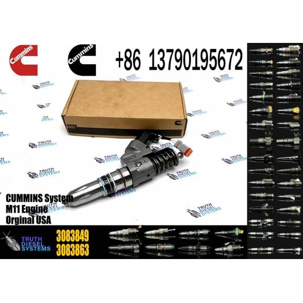 QSM11 ISM11 M11 Engine Fuel Injectors 3411754 3083863 3411756 3609925 3083849 3087772 3411755 for Cummins